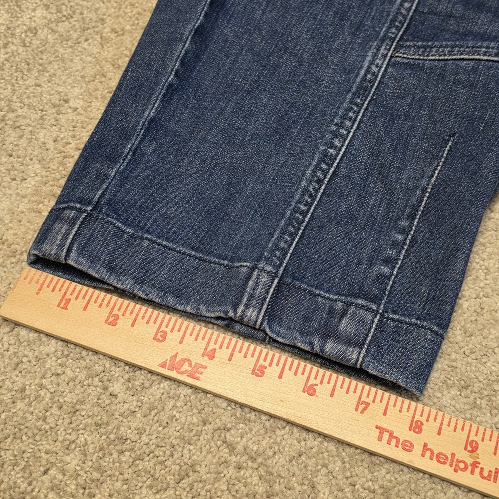 Anthropologie Pilcro Barrel Jeans Cargo Size 28 Womens High Rise Barrel Denim - Picture 14 of 14